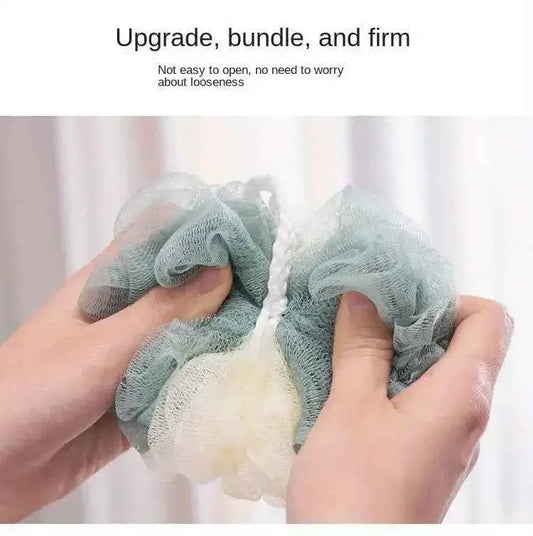 4pcs Two-Color Splicing Bath Balls for Body Care