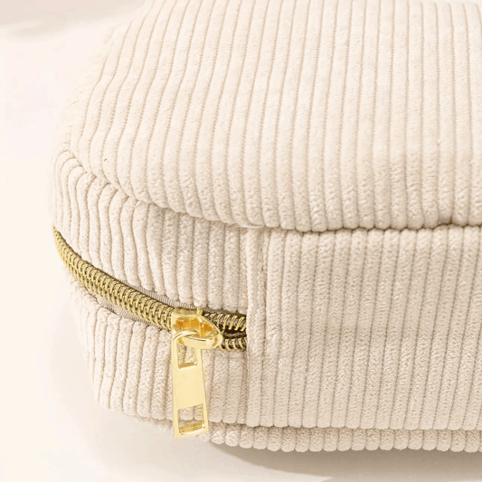 Corduroy Cosmetic Bag by Pampering Heaven