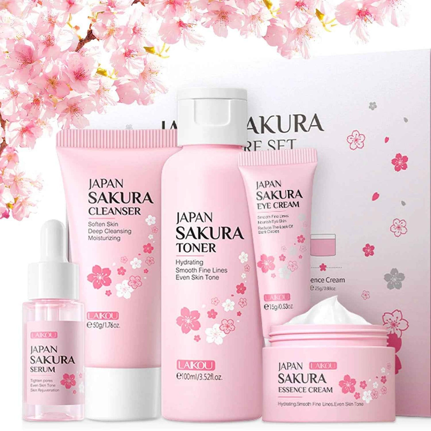 5-Piece Sakura Skin Care Gift Set