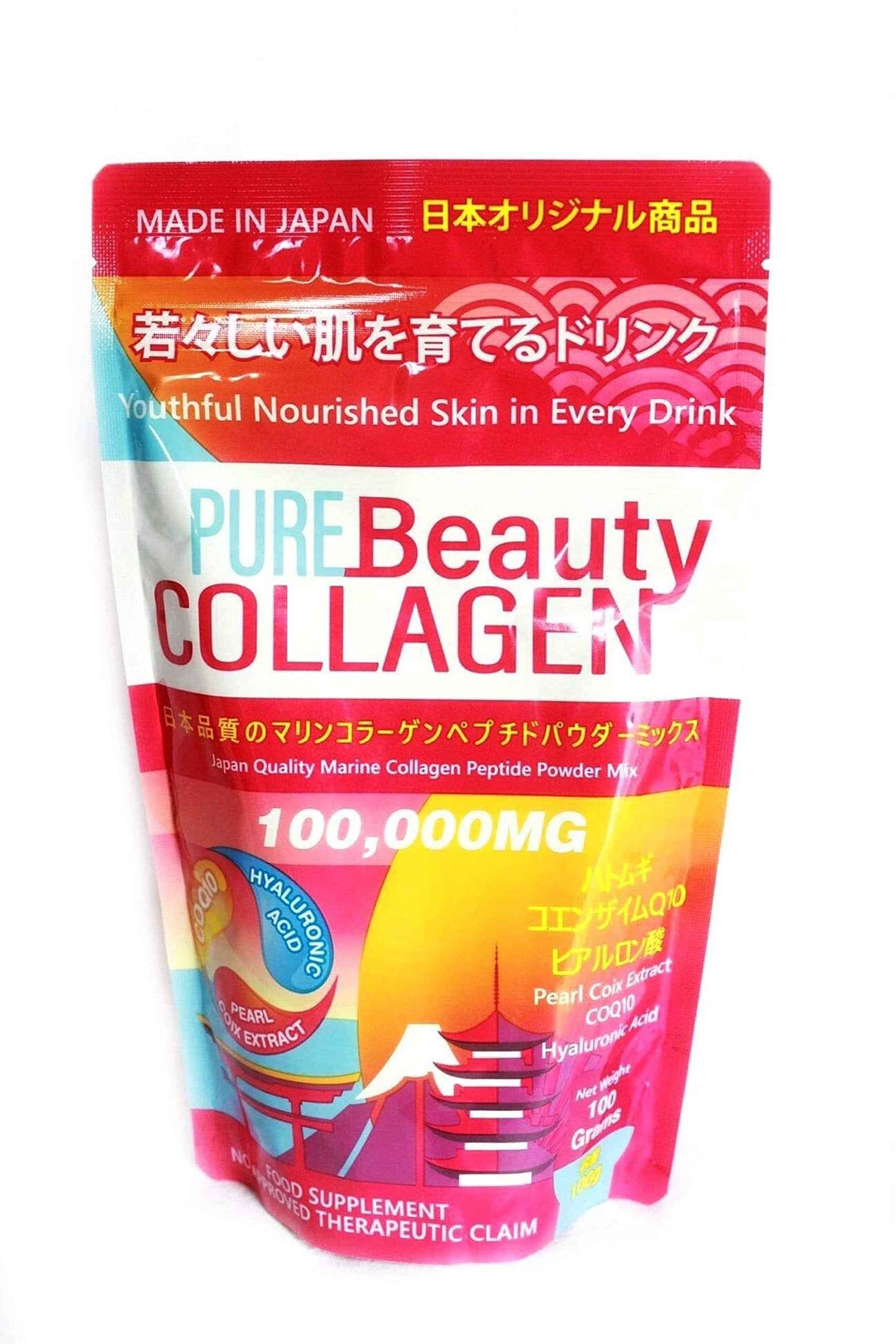 Pure Beauty Collagen 100000mg Marine Collagen Powder Mix