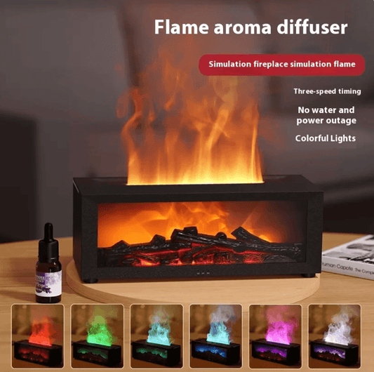 3D Flame Aromatherapy Diffuser by Pampering Heaven