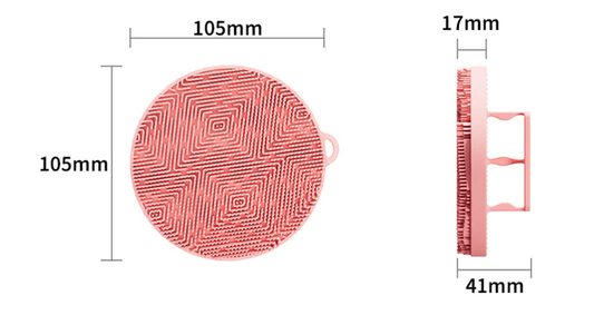 Silicone Body Massage & Exfoliating Bath Brush by Pampering Heaven