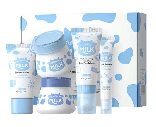 HydraMilk 5-Piece Facial Set by Pampering Heaven