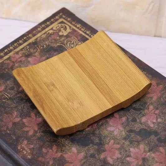 Portable Natural Bamboo Soap Dish Tray Holder
