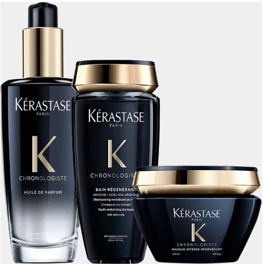 Kérastase Chronologist Set: Shampoo, Mask, Elixir (One Set) by Pampering Heaven
