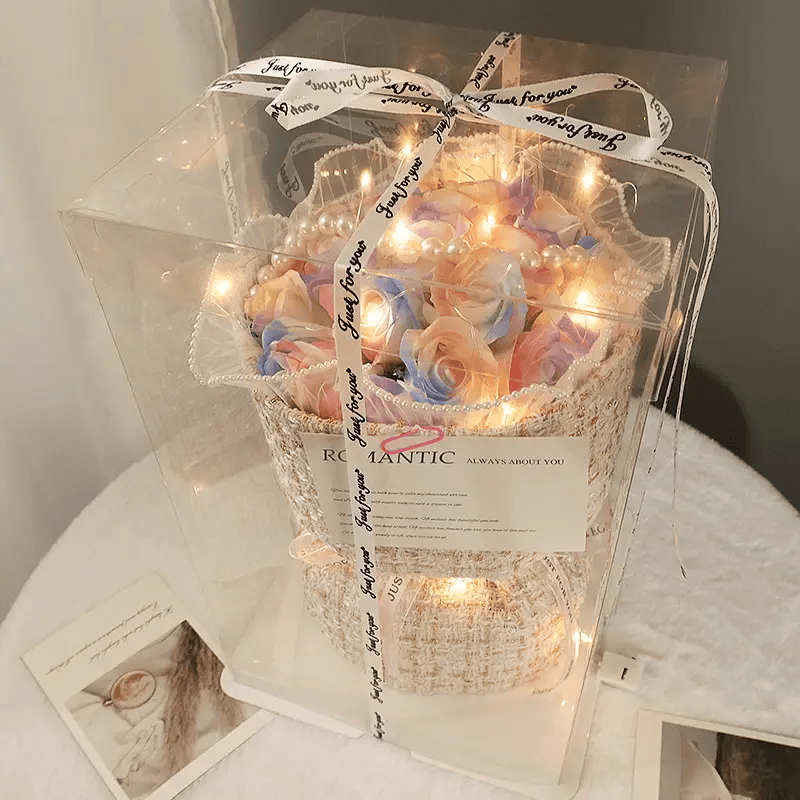 Elegant Soap Flower Bouquet by Pampering Heaven