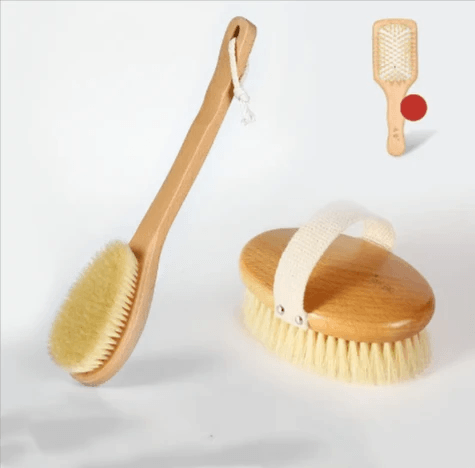 Wooden Bristle Bath Brush by Pampering Heaven