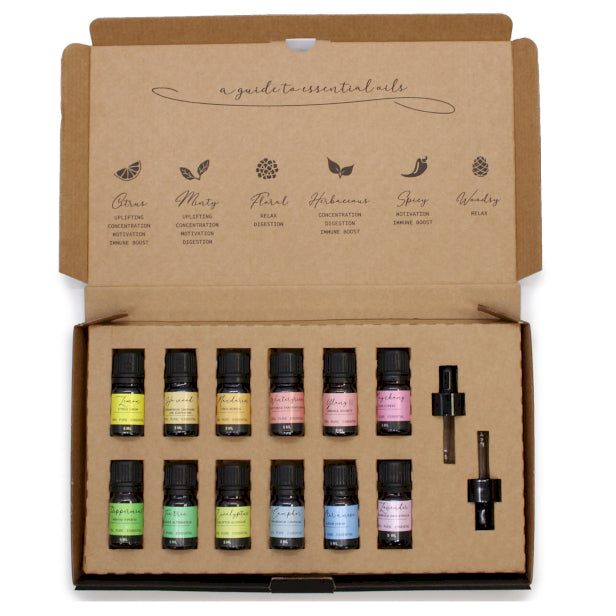 Aromatherapy Essential Oil Gift Set- Starter Pack
