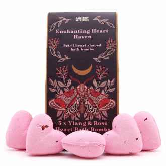 Heavenly Bath Bomb Gift Set – Ylang & Rose Hearts