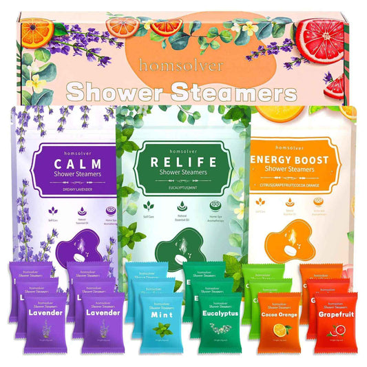 Birthday Gifts for Women 18 Pack Shower Steamers Aromatherapy Essential Oils Valentines Day Gifts for Her Luxury Self Care Relief Relax Bulk Spa Gifts for Women Mom Sisters Best Friends BFF