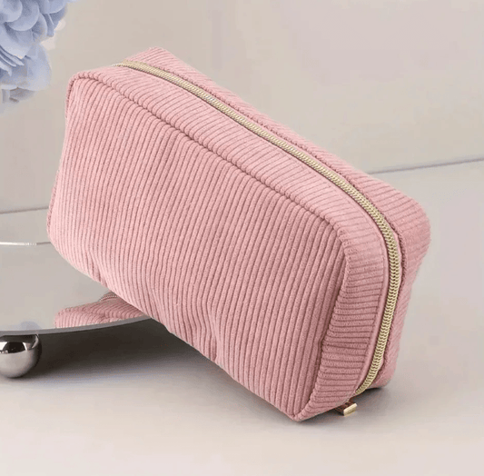 Corduroy Cosmetic Storage Bag by Pampering Heaven