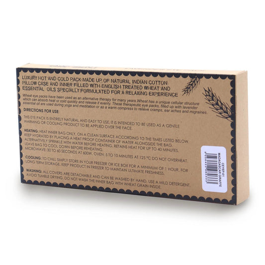 Lavender Natural Cotton and Juco Eye Pillow in Gift Box - Madagascar Giraffe by AW Dropship UK