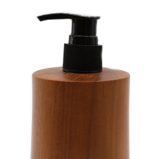 Natural Teakwood Soap Dispenser - Taper by AW Dropship UK