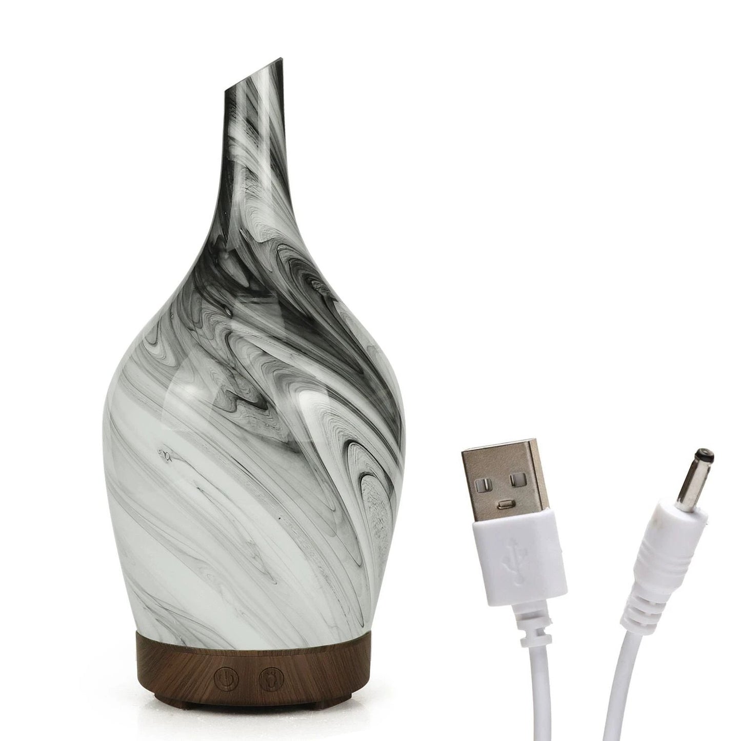 Aroma Atomiser - Glass Abstract Grey USB by AW Dropship UK