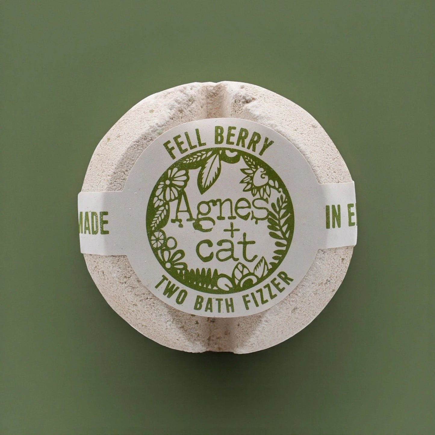 Agnes And Cat Bath Fizzer Fellberry Handcrafted British Bath Fizzer With Wild Hedgerow Fragrance by AW Dropship UK