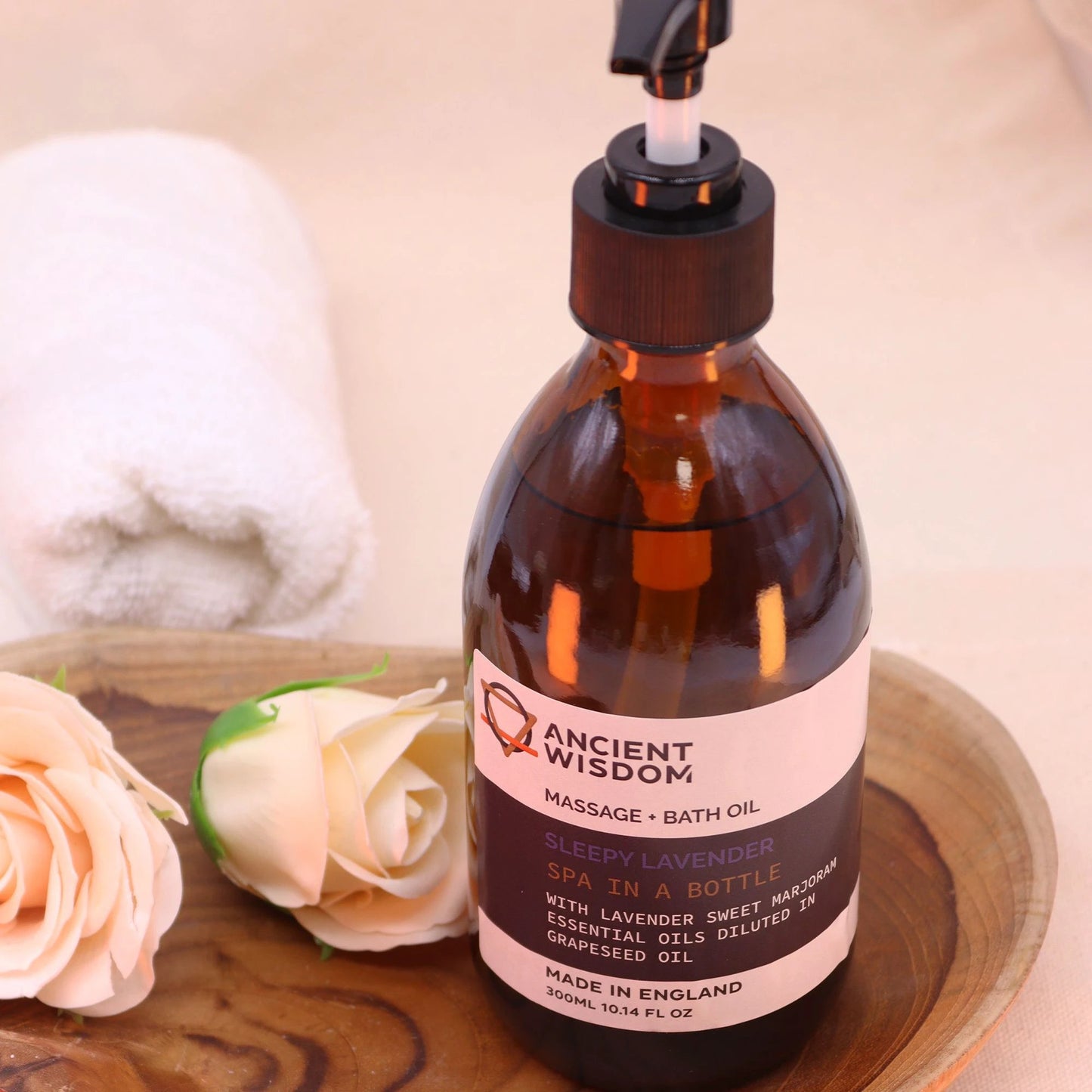 Aromatherapy Massage and Bath Oil - Sleepy Lavender 300ml by AW Dropship UK