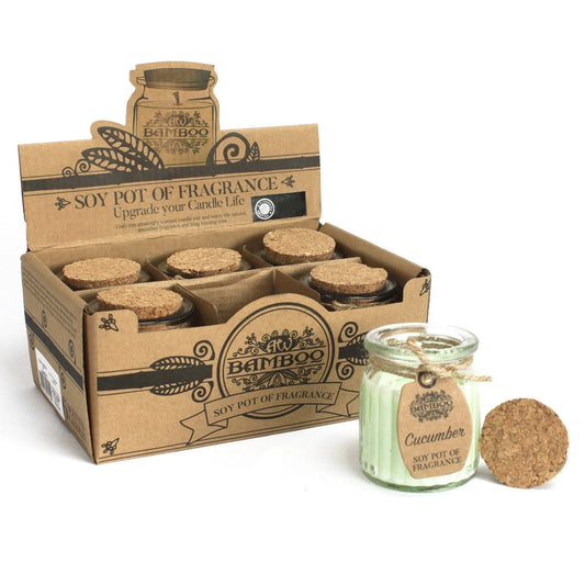 Cucumber Soy Pot of Fragrance Candles by AW Dropship UK