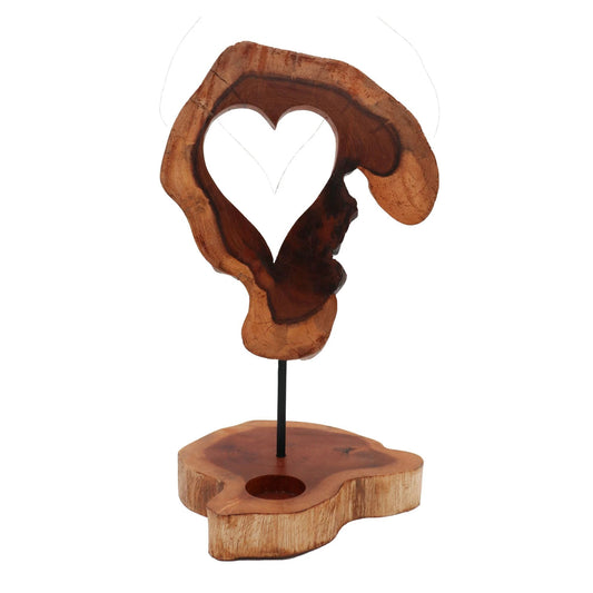 Candle Holder Sign - Heart Shape by AW Dropship UK