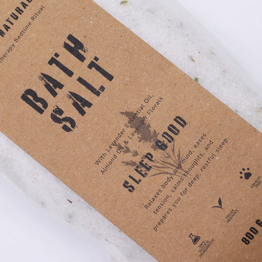 Greenman Rituals Lavender Aromatherapy Epsom Bath Salt – Sleep Good by AW Dropship UK