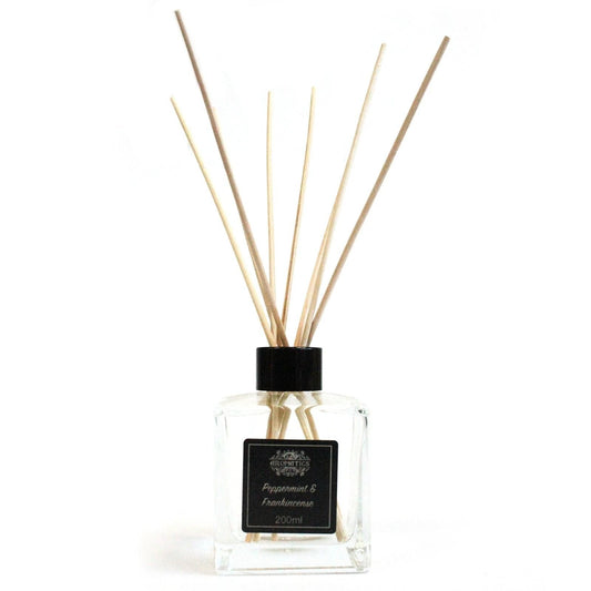 200ml Peppermint & Frankincense Essential Oil Reed Diffuser by AW Dropship UK