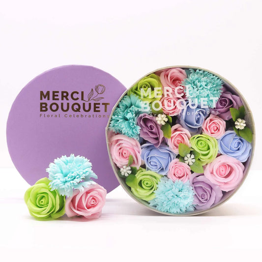 Round Box - Baby Blessings - Blues by AW Dropship UK