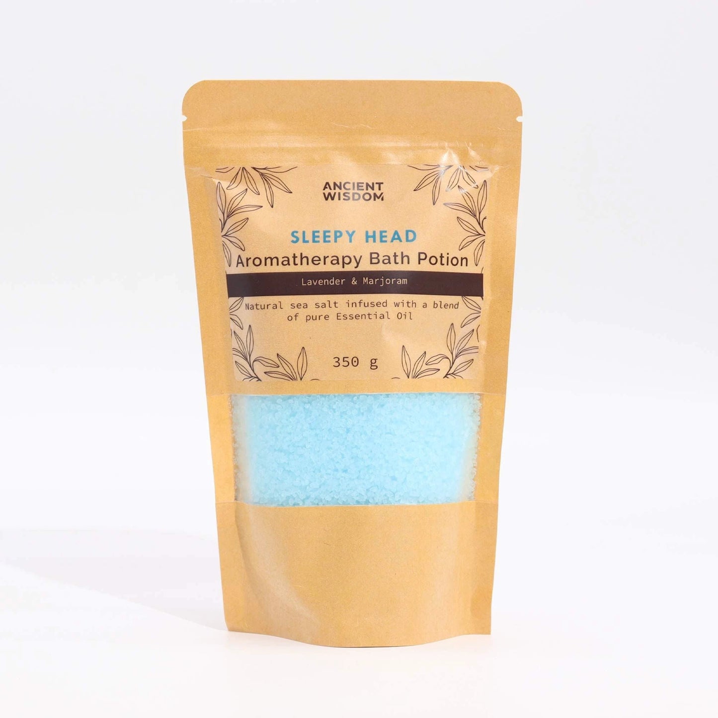 Aromatherapy Bath Potion in Kraft Bag 350g - Sleepy Head by AW Dropship UK
