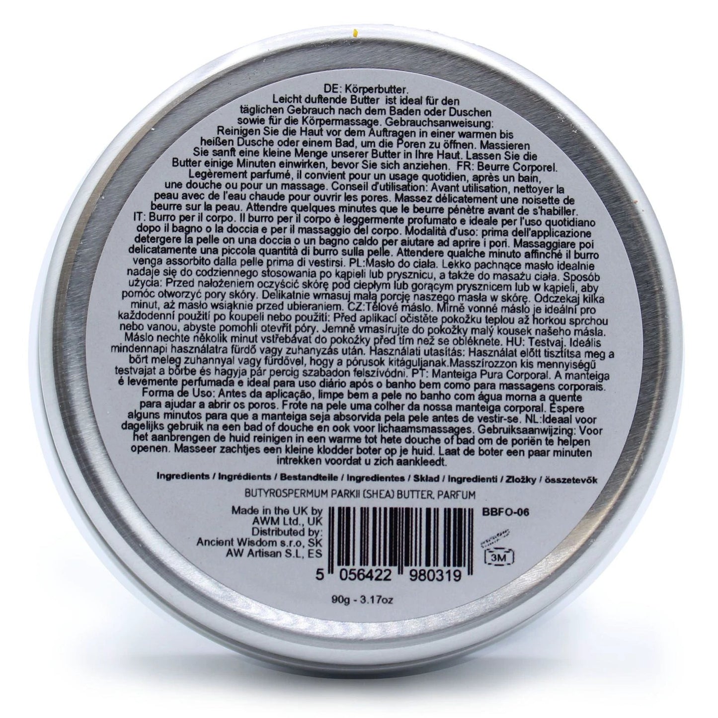 Scented Shea Body Butter 90g - Fluffy Marshmallow by AW Dropship UK