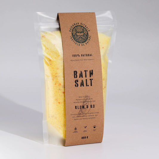 Greenman Rituals Vitamin C & Mandarin Epsom Bath Salt – Glow & Go by AW Dropship UK