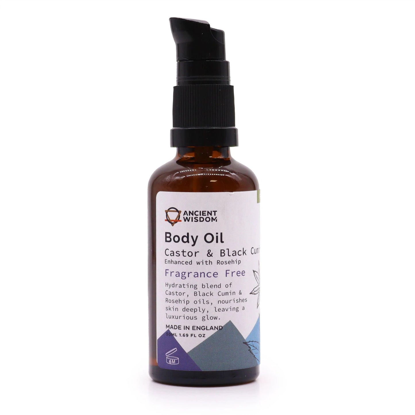 Organic Body Oil 50ml - Rosehip (Unfragranced) by AW Dropship UK