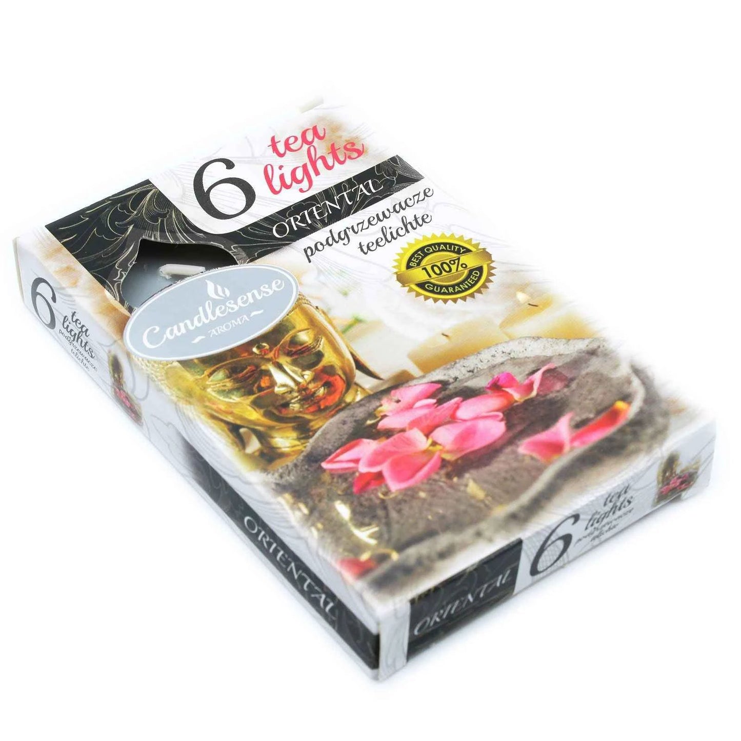 Oriental Scented Tealight Candles Set of 6 – Warm Glow