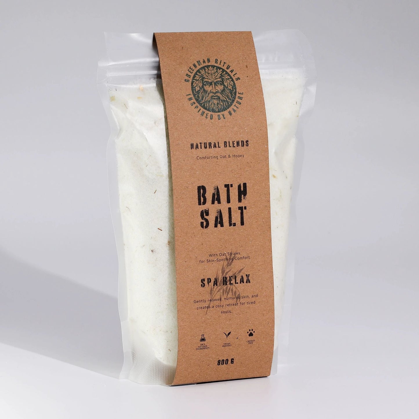 Greenman Rituals Oat & Honey Epsom Bath Salt – Spa Relax Blend by AW Dropship UK