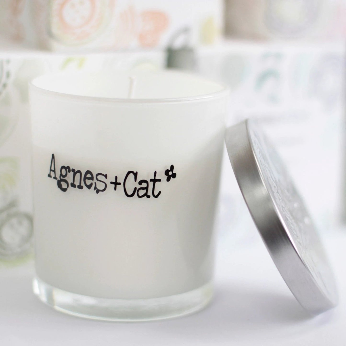 Agnes + Cat Votive Candle - Parma Violet by AW Dropship UK