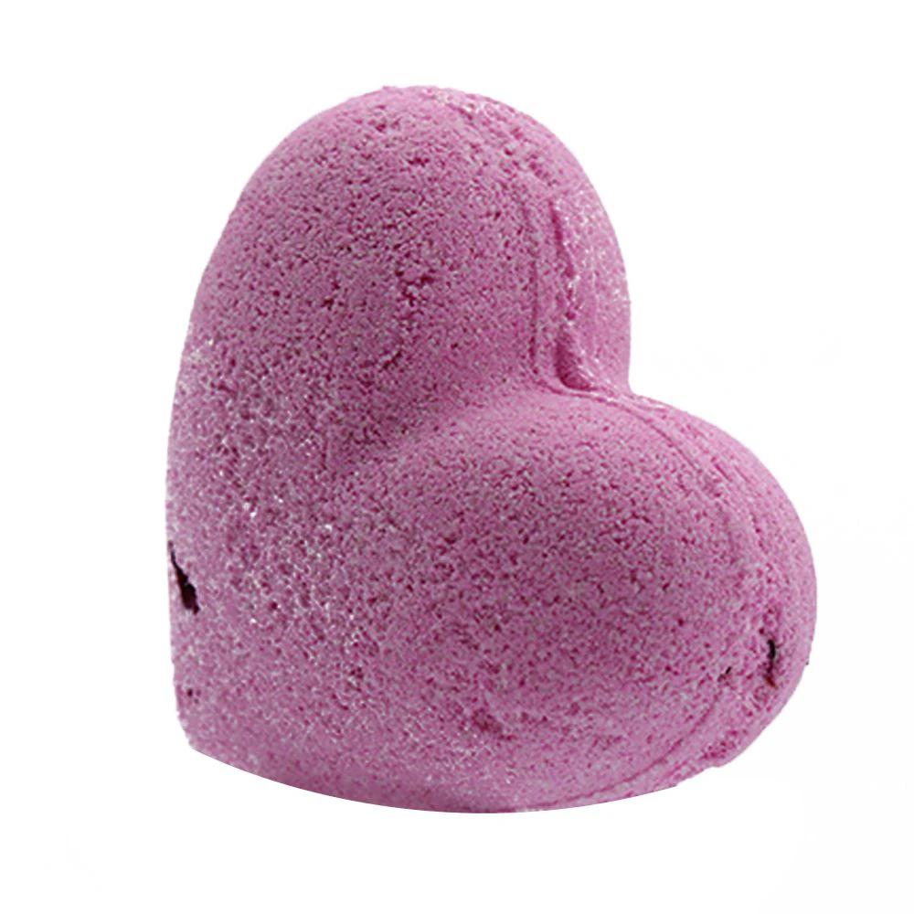 Love Heart Bath Bomb 70g Ylang And Rose Heart Shaped Bath Bomb Calming Floral Spa Like Soak by AW Dropship UK
