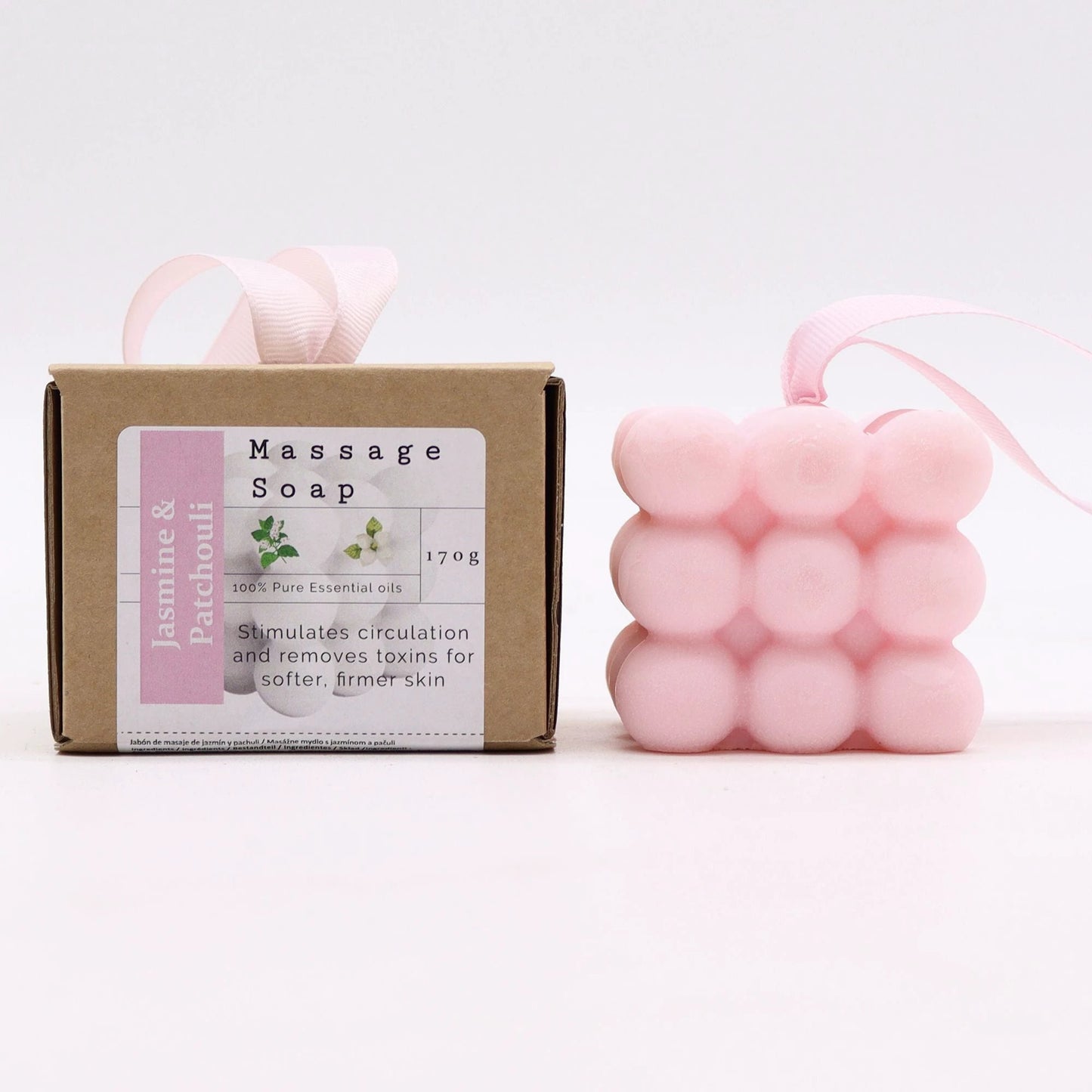 Boxed Single Massage Soaps - Jasmine & Patchouli by AW Dropship UK