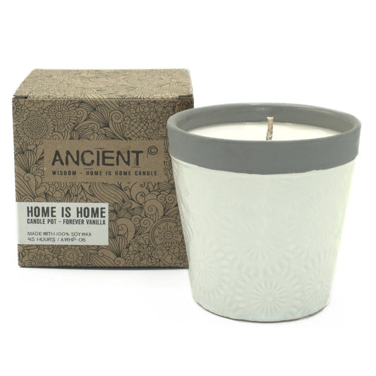 Home is Home Candle Pots - Forever Vanilla by AW Dropship UK