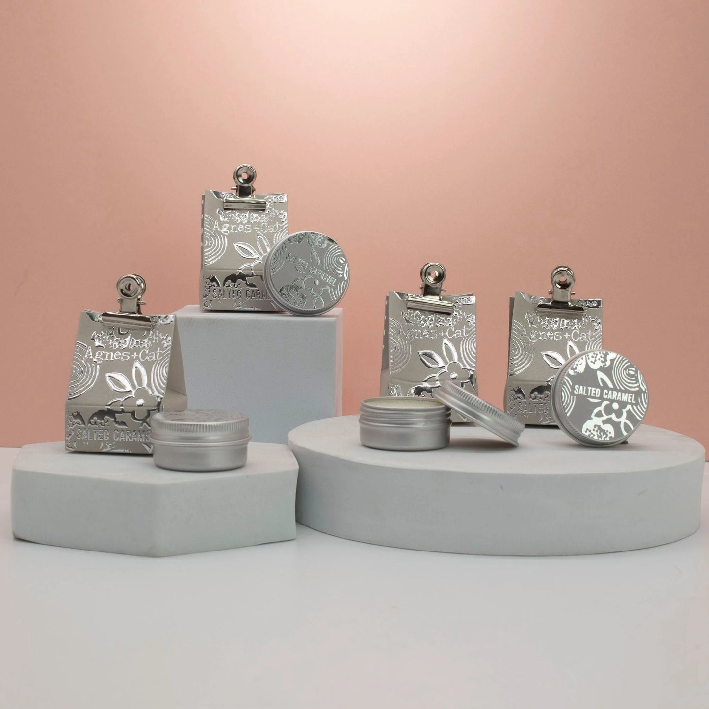 Agnes And Cat Lip Balm Salted Caramel Creamy Nourishing Everyday Lip Care UK Hand Poured by AW Dropship UK