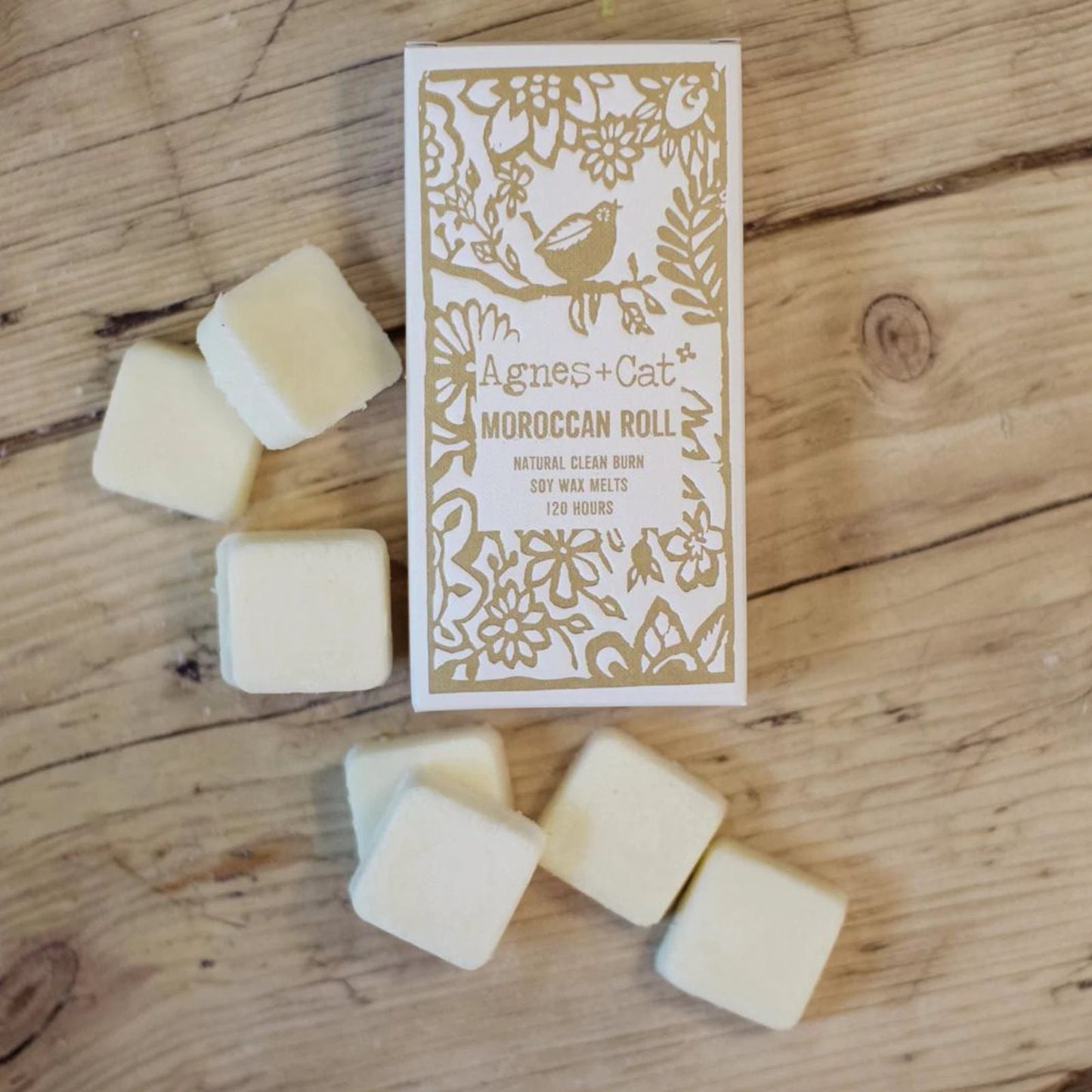 Agnes + Cat Box of 8 Wax Melts - Moroccan Roll by AW Dropship UK
