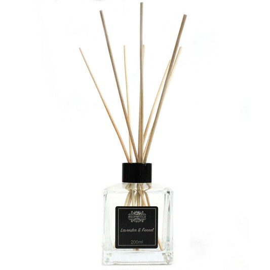 200ml Lavender & Fennel Essential Oil Reed Diffuser by AW Dropship UK