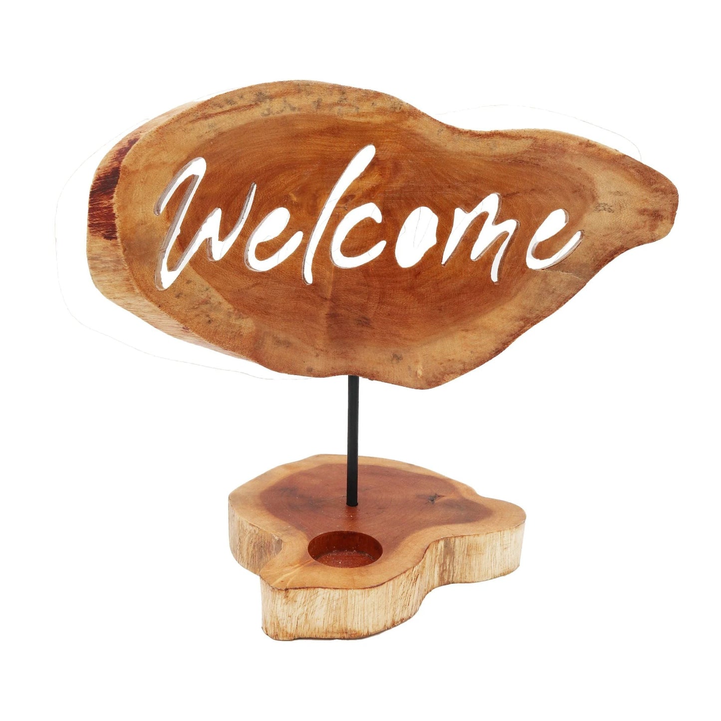 Candle Holder Sign - Welcome by AW Dropship UK