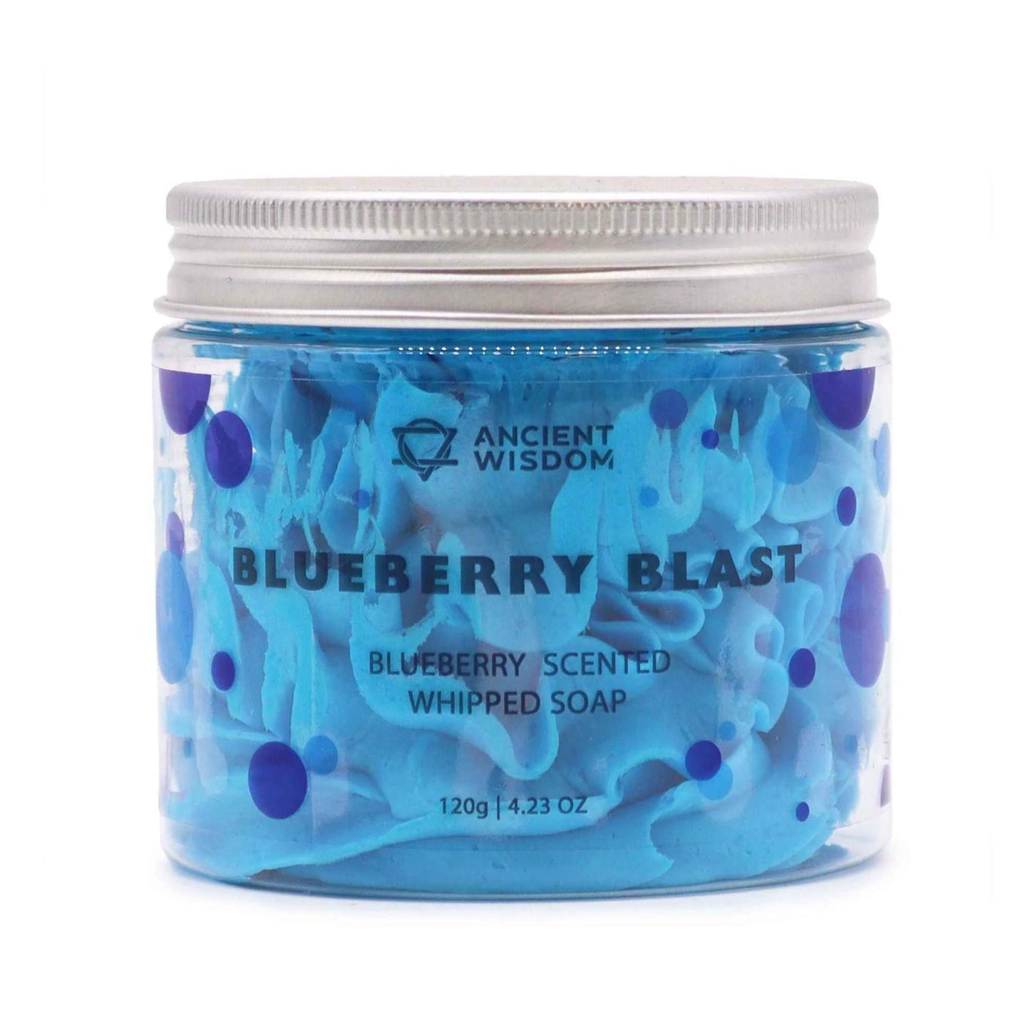 Blueberry Whipped Soap 120g – Luxurious Creamy Cleanse