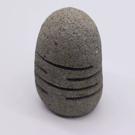 Natural Riverstone Candle Holder - Standing Stone Cut by AW Dropship UK