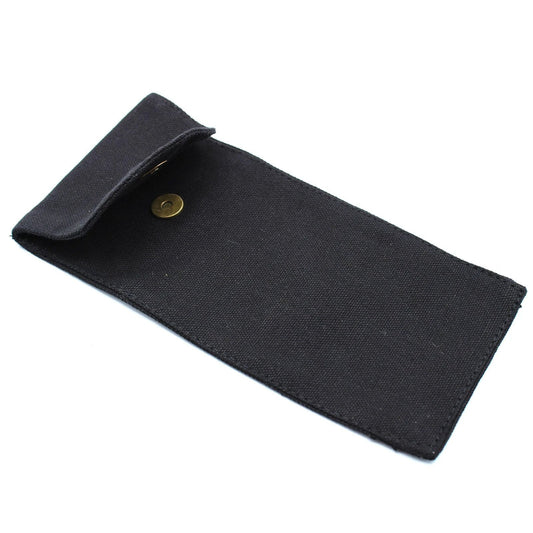 Cotton Pouch for Gemstone Face Rollers – Black (9 × 19 cm) by AW Dropship UK