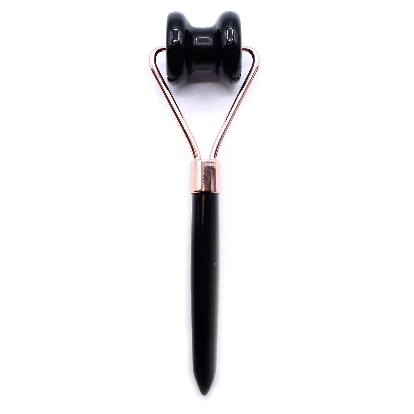 Gemstone Jawline Roller - Black Obsidian by AW Dropship UK
