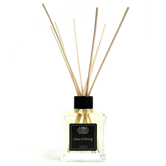 200ml Lemon & Nutmeg Essential Oil Reed Diffuser by AW Dropship UK
