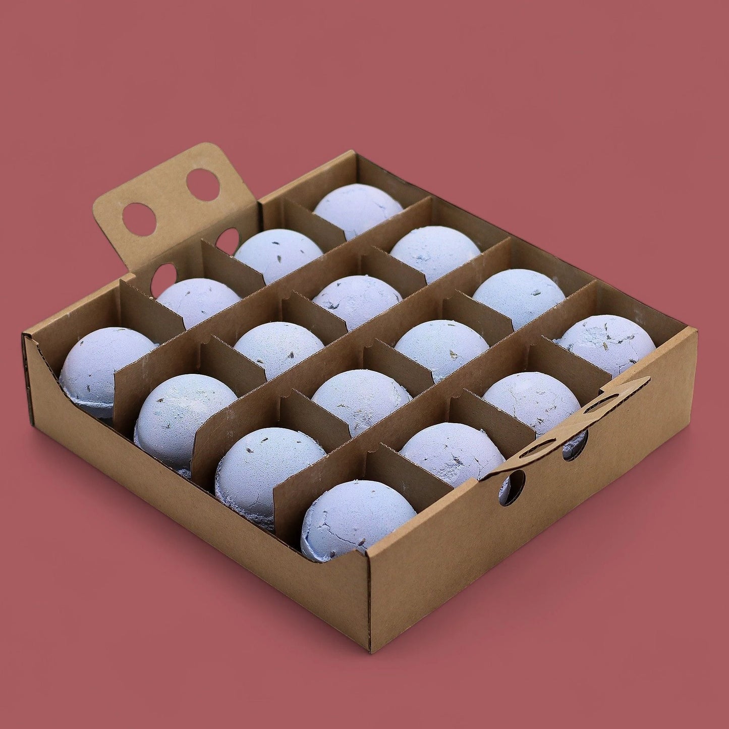 Set of 3 Lavender and Seeds Bath Bombs 180g Handcrafted Luxurious Spa Experience Made in the UK by AW Dropship UK