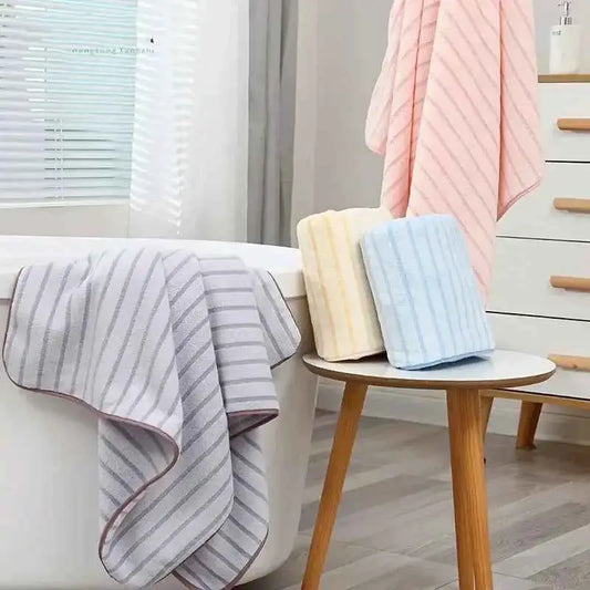 Luxurious Coral Wool Thick Bath Towel - Great Gift!