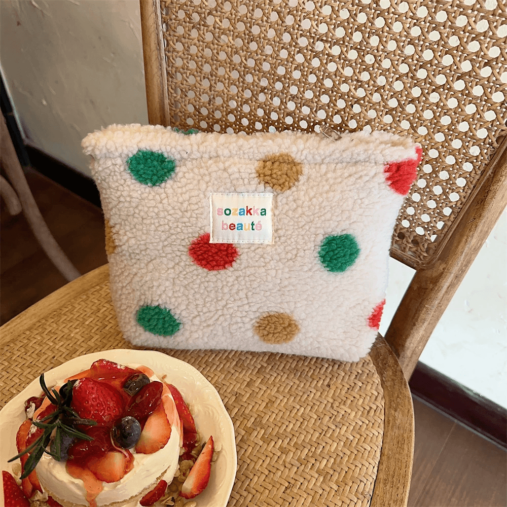 Plush Cosmetic Storage Bag by Pampering Heaven