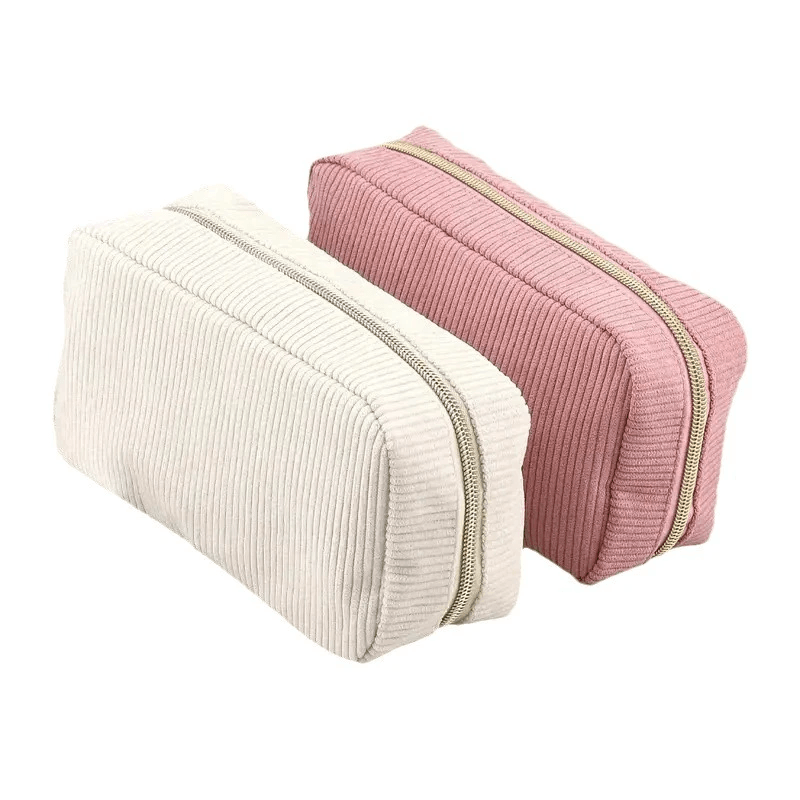 Corduroy Cosmetic Bag by Pampering Heaven
