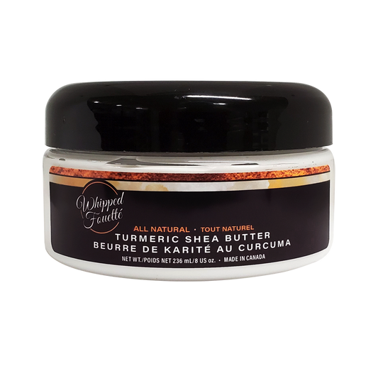 All Natural Turmeric Shea Butter - Whipped - 236 mL
