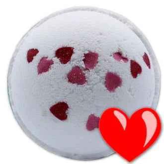 Wild Flowers Love Heart Bath Bomb – Luxurious Floral Soak